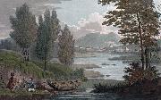 John William Edy Distant View of Skeen Germany oil painting artist